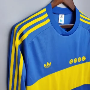 Retro Long Sleeve 1981 Boca Juniors Home Jersey