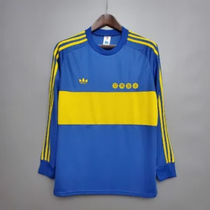 Retro Long Sleeve 1981 Boca Juniors Home Jersey