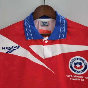 Retro Long Sleeve 1998 Chile Home Jersey