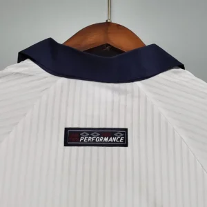 Retro Long Sleeve 1998 England Home Jersey