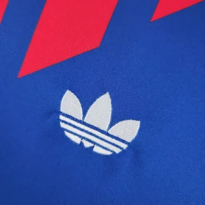 Retro Long Sleeve 1988/1990 France Home Jersey