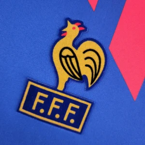 Retro Long Sleeve 1988/1990 France Home Jersey