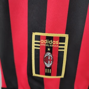 Retro Long Sleeve 1999/2000 AC Milan Home Jersey