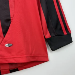 Retro Long Sleeve AC Milan 2007/2008 Home Jersey