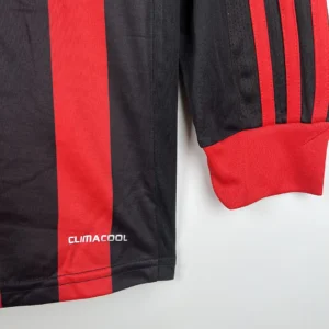 Retro Long Sleeve AC Milan 2009/2010 Home Jersey