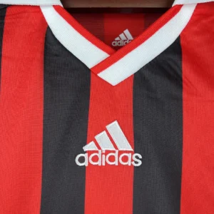 Retro Long Sleeve AC Milan 2009/2010 Home Jersey