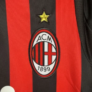 Retro Long Sleeve AC Milan 2009/2010 Home Jersey