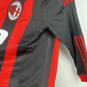 Retro Long Sleeve AC Milan 2009/2010 Home Jersey