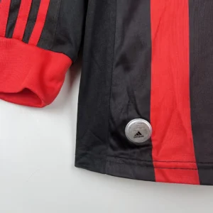 Retro Long Sleeve AC Milan 2009/2010 Home Jersey