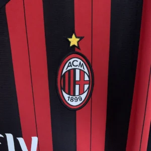 Retro Long Sleeve AC2013/2014 Milan Home Jersey