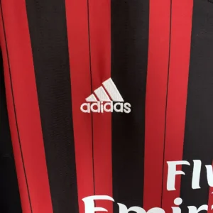 Retro Long Sleeve AC2013/2014 Milan Home Jersey