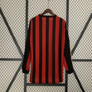 Retro Long Sleeve AC2013/2014 Milan Home Jersey