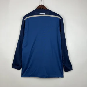 Retro Long Sleeve Argentina 2014 Away Jersey