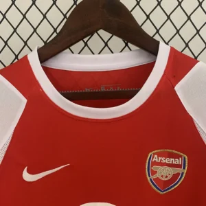 Retro Long Sleeve Arsenal 2002/2004 Home Jersey