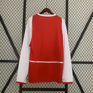 Retro Long Sleeve Arsenal 2002/2004 Home Jersey
