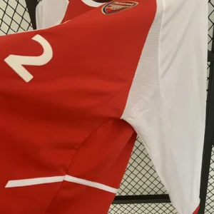 Retro Long Sleeve Arsenal 2002/2004 Home Jersey