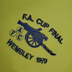 Retro Long Sleeve Arsenal 1971/1979 Away yellow Jersey