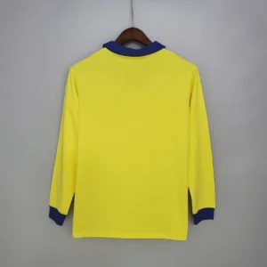 Retro Long Sleeve Arsenal 1971/1979 Away yellow Jersey