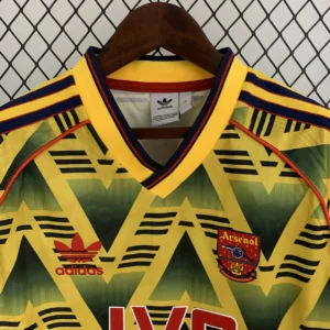 Retro Long Sleeve Arsenal 1991/1993 Away Jersey
