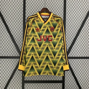 Retro Long Sleeve Arsenal 1991/1993 Away Jersey
