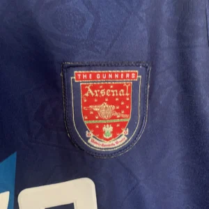 Retro Long Sleeve Arsenal 1995/1996 Away Jersey