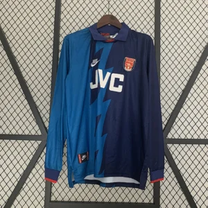 Retro Long Sleeve Arsenal 1995/1996 Away Jersey