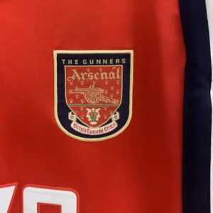 Retro Long Sleeve Arsenal 1998/1999 Home Jersey