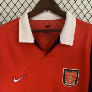 Retro Long Sleeve Arsenal 1998/1999 Home Jersey