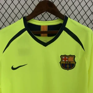 Retro Long Sleeve Barcelona 2005/2006 Away Jersey