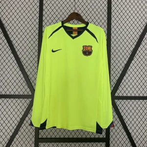 Retro Long Sleeve Barcelona 2005/2006 Away Jersey