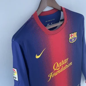 Retro Long Sleeve Barcelona 2012/2013 Home Jersey