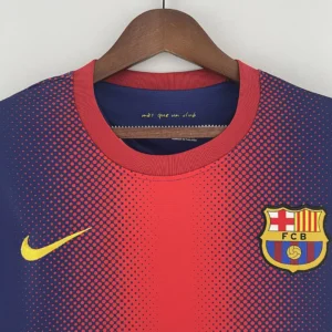 Retro Long Sleeve Barcelona 2012/2013 Home Jersey
