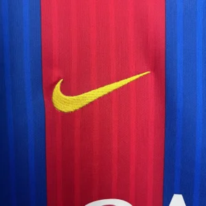 Retro Long Sleeve Barcelona 2014/2015 Home Jersey