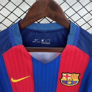 Retro Long Sleeve Barcelona 2014/2015 Home Jersey