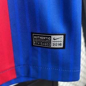 Retro Long Sleeve Barcelona 2014/2015 Home Jersey