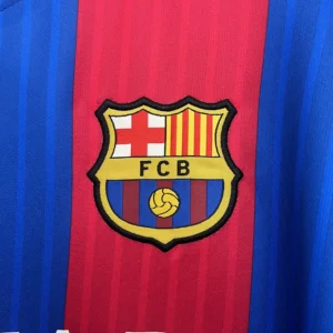 Retro Long Sleeve Barcelona 2014/2015 Home Jersey