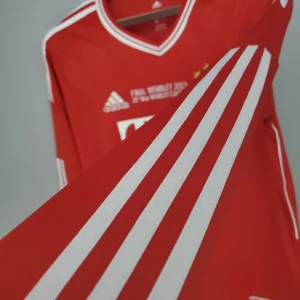 Retro Long Sleeve Bayern Munich 2013/2014 Champions League Home Jersey