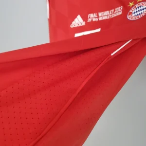 Retro Long Sleeve Bayern Munich 2013/2014 Champions League Home Jersey
