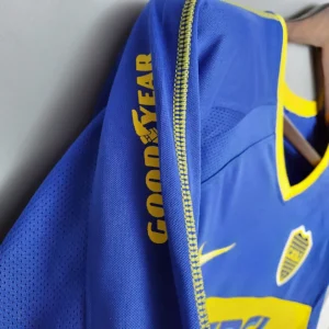 Retro Long Sleeve Boca Juniors 2003/2004 Home Jersey