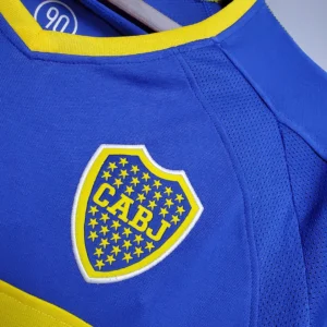 Retro Long Sleeve Boca Juniors 2003/2004 Home Jersey