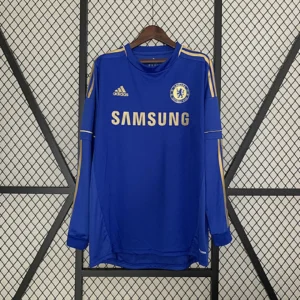 Retro Long Sleeve Chelsea 2012/2013 Home Jersey