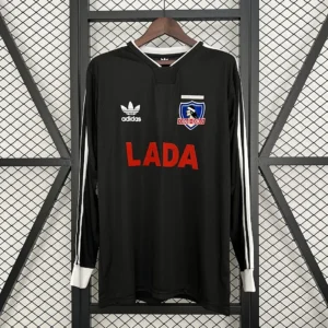 Retro Long Sleeve colo colo 1991 black Jersey