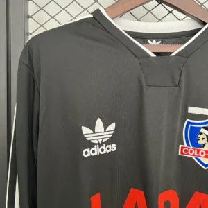 Retro Long Sleeve colo colo 1991 black Jersey