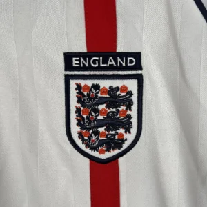Retro Long Sleeve England 2002 Home Jersey