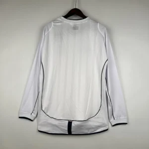 Retro Long Sleeve England 2002 Home Jersey