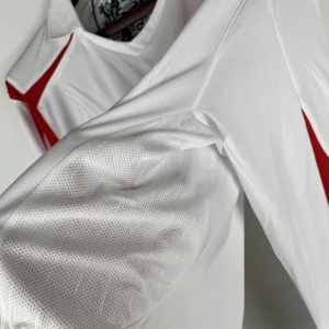 Retro Long Sleeve England 2006 Home Jersey