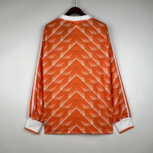 Retro Long Sleeve Holland 1988 Home Jersey