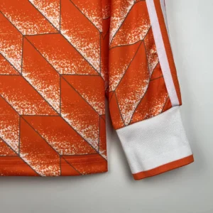 Retro Long Sleeve Holland 1988 Home Jersey