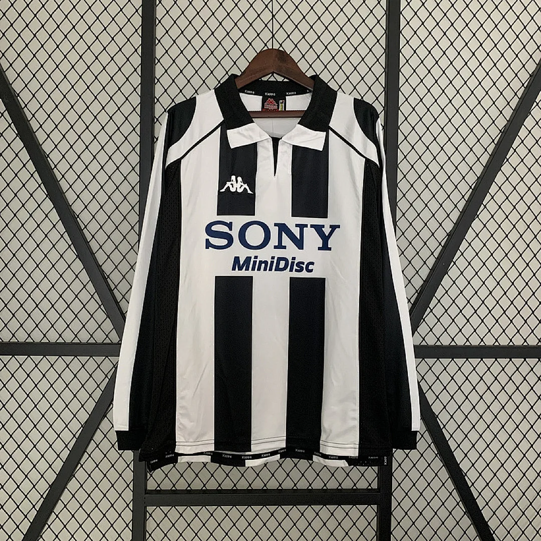 Retro Long Sleeve Juventus 1997/1998 Home Jersey