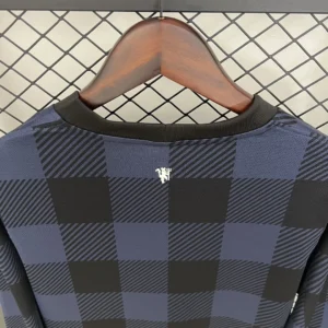 Retro Long Sleeve Manchester United 2013/2014 Black Jersey